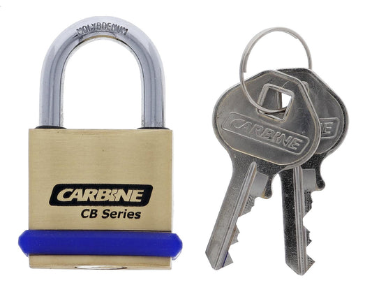 Carbine CB30 30MM Brass Padlock, 19MM x 5MM Shackle, Keyed to Differ , Boxed