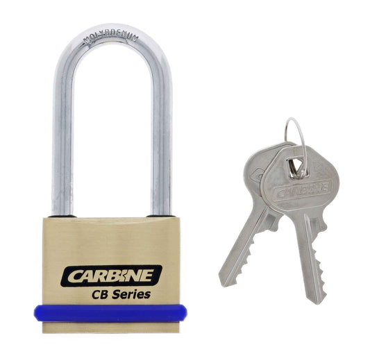 Carbine CB40 40MM Brass Padlock, 50MM x 6.3MM Shackle, Keyed to Differ , Boxed