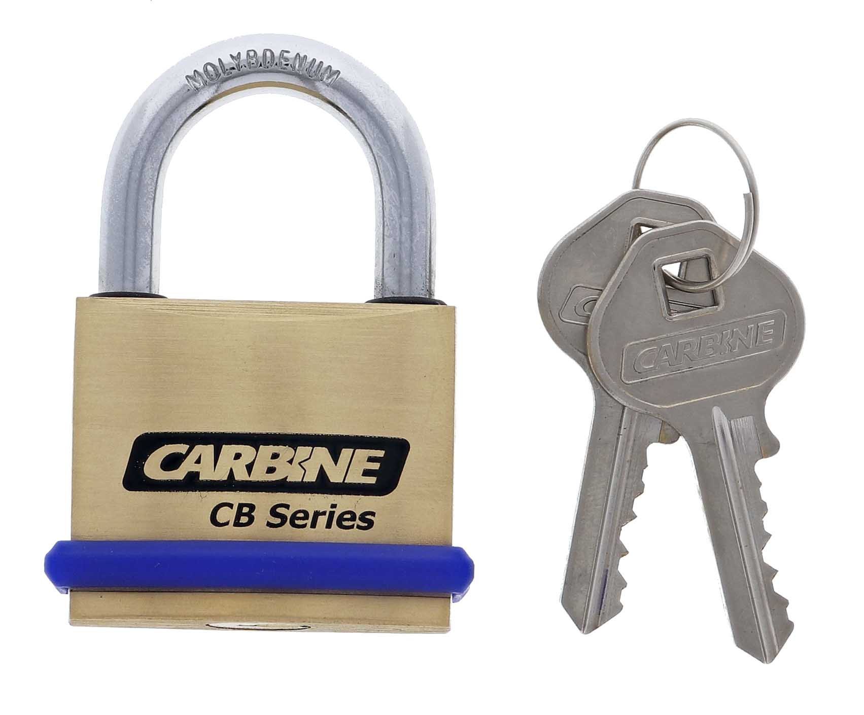 Carbine CB40 40MM Brass Padlock, 22MM x 6.3MM Shackle, Keyed Alike KA404, Boxed