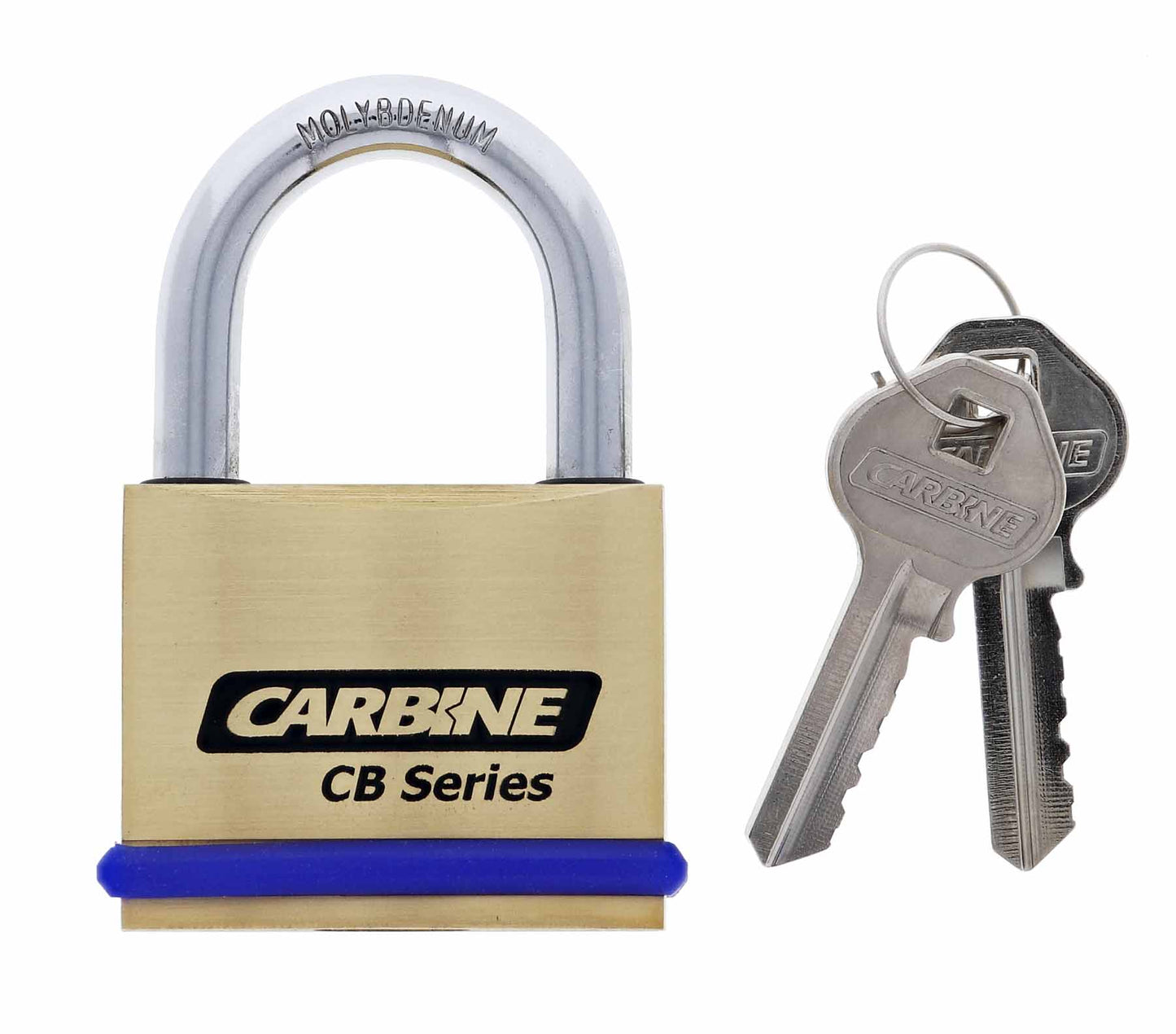 Carbine CB50 50MM Brass Padlock, 30MM x 7.9MM Shackle, Keyed Alike KA502, Boxed