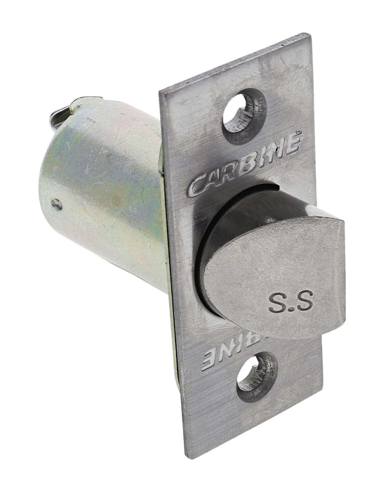 Carbine cylindrical 60mm kick off passage latch stainless steel