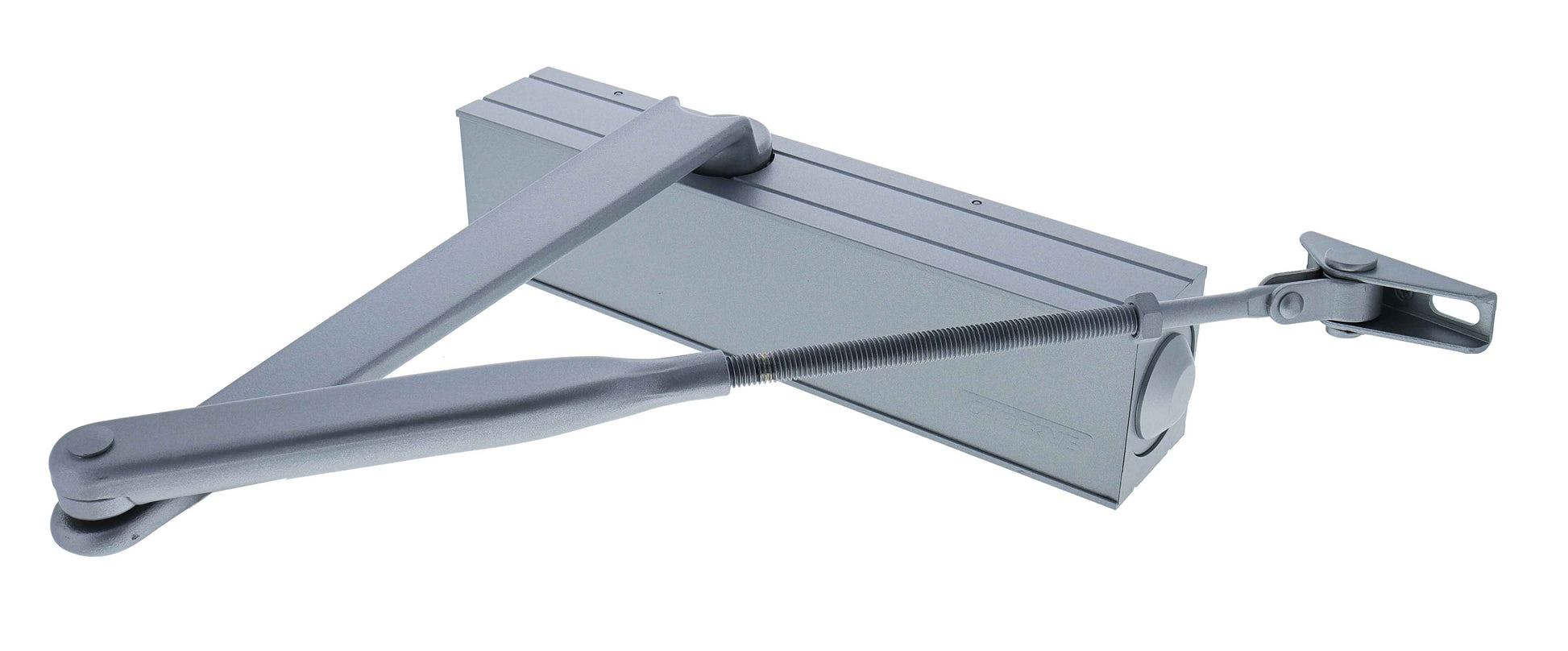 Carbine CDC-5 Radius EN2-6 40kg - 120kg door closer, Silver, with Backcheck and delayed action