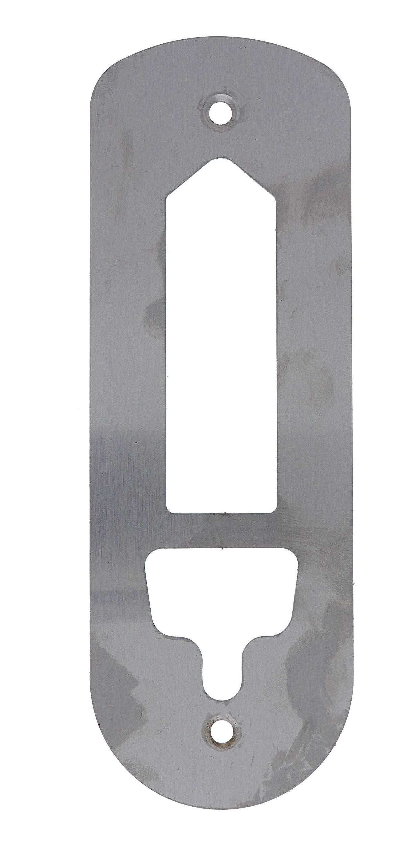 Carbine CDL71 digital lock trim plate 1.5mm thick stainless steel