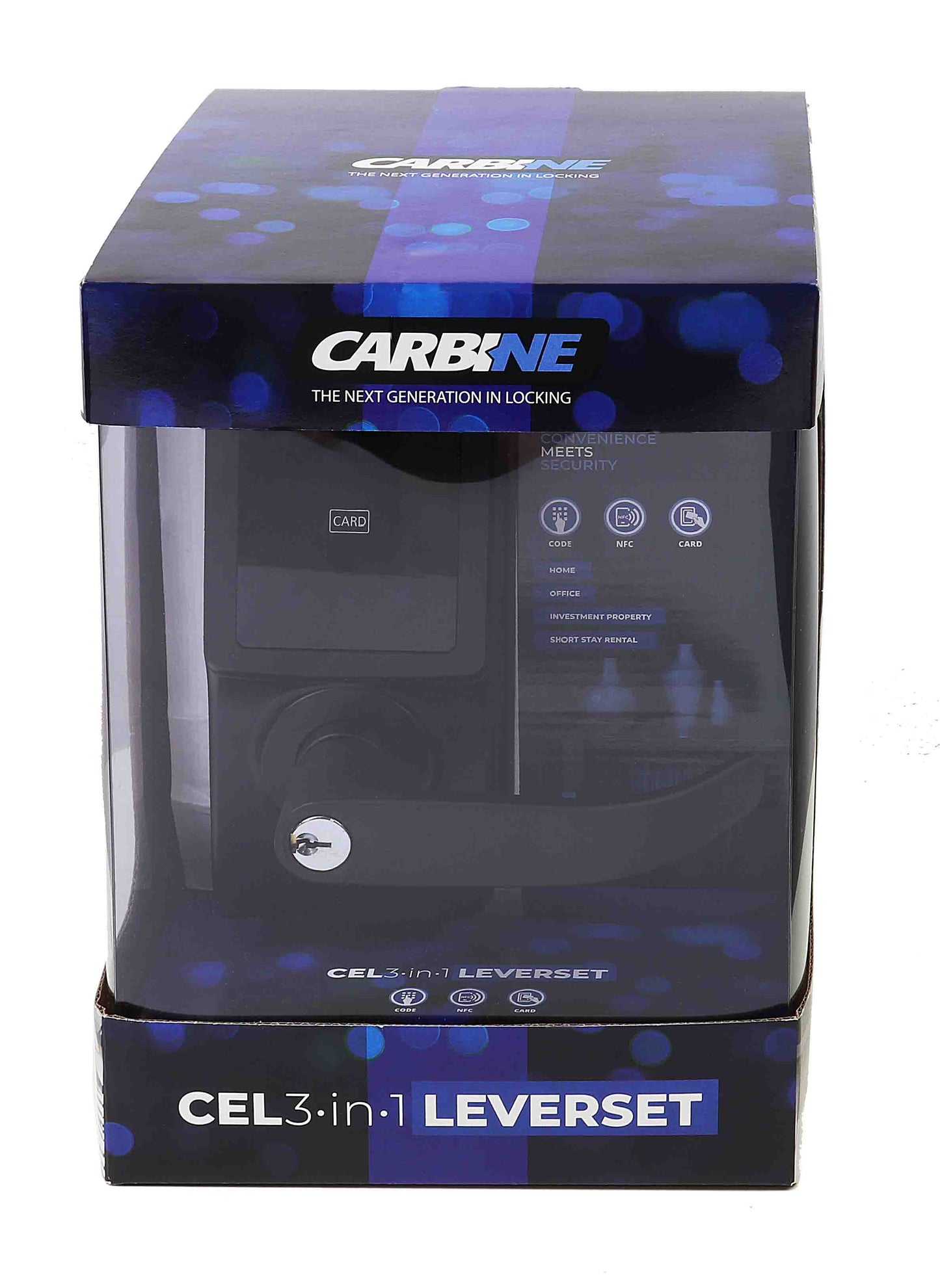 Carbine CEL-3in1 Electronic Leverset, Less batteries, Display Box, Matte Black