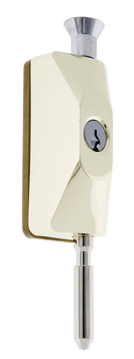 Carbine Chdpb-pb Heavy Duty Patio Bolt, C4 Keyed Alike KA2, Poly Bag, Polished Brass