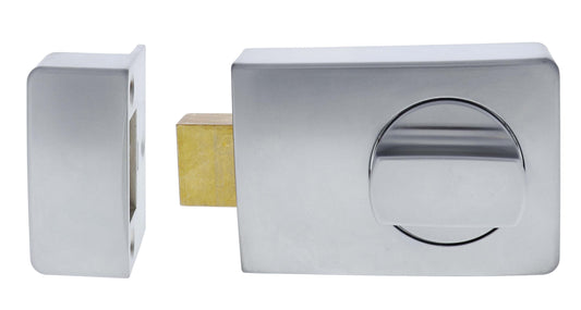 Carbine Night Hawk Secure, Less Cylinder, 60mm backset, Timber Strike, Boxed, Silver