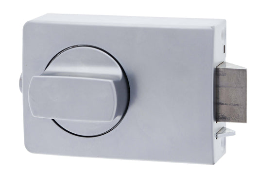 Carbine Night Hawk Pro, Less Cylinder, 60mm backset, No Strike, Boxed, Satin Chrome, No Snib