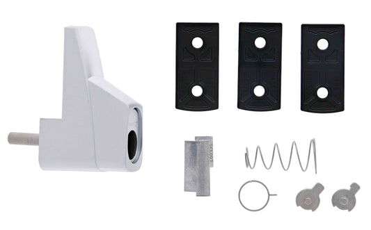 Carbine CSL Showcase Lock No Cylinder, , Satin Chrome