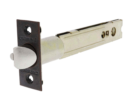 Carbine latch 127mm residential tiebolt antique bronze deadlatching