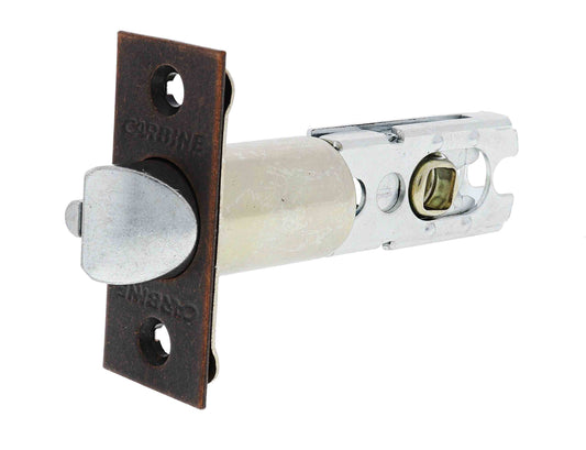 Carbine latch 60-70mm residential tiebolt antique bronze deadlatching