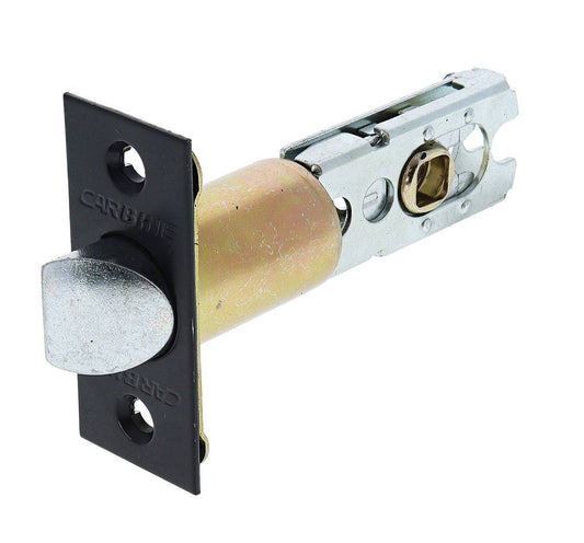 Carbine latch 60-70mm residential tiebolt matte black passage