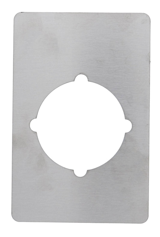 Carbine CTP-LS1, Trim plate, Suits Lockset 60/70 Reversible, Size 130MM X 85MM X 1.6MM, Stainless Steel