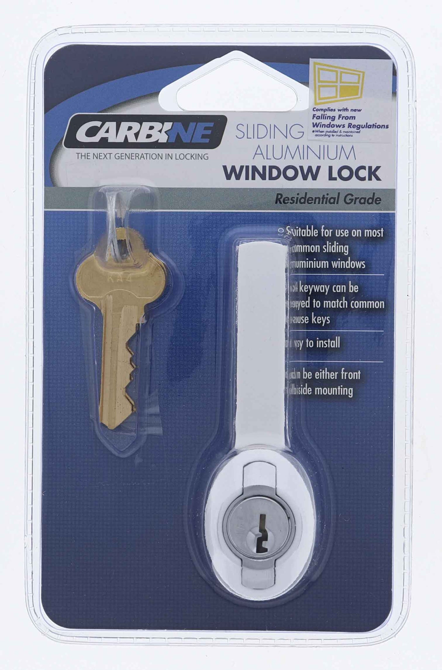 Carbine CVL Vent Lock, C4 Keyed Alike KA1, Display Pack, White