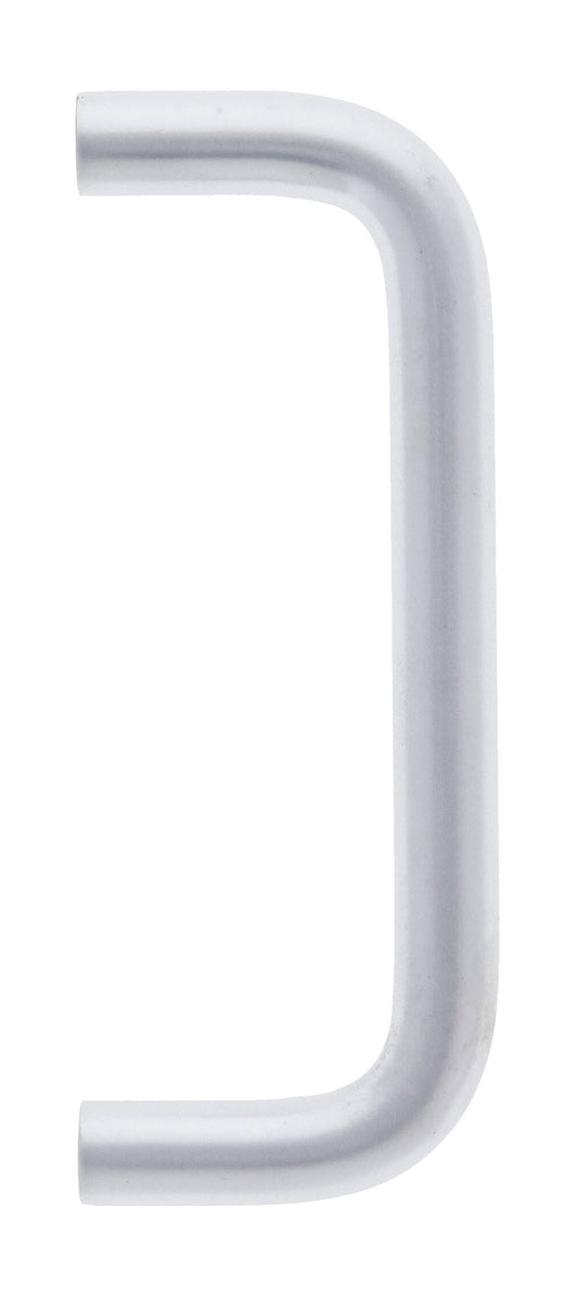 Lenlok Drawer D Handle, 76 X 8MM, Satin Chrome Plate