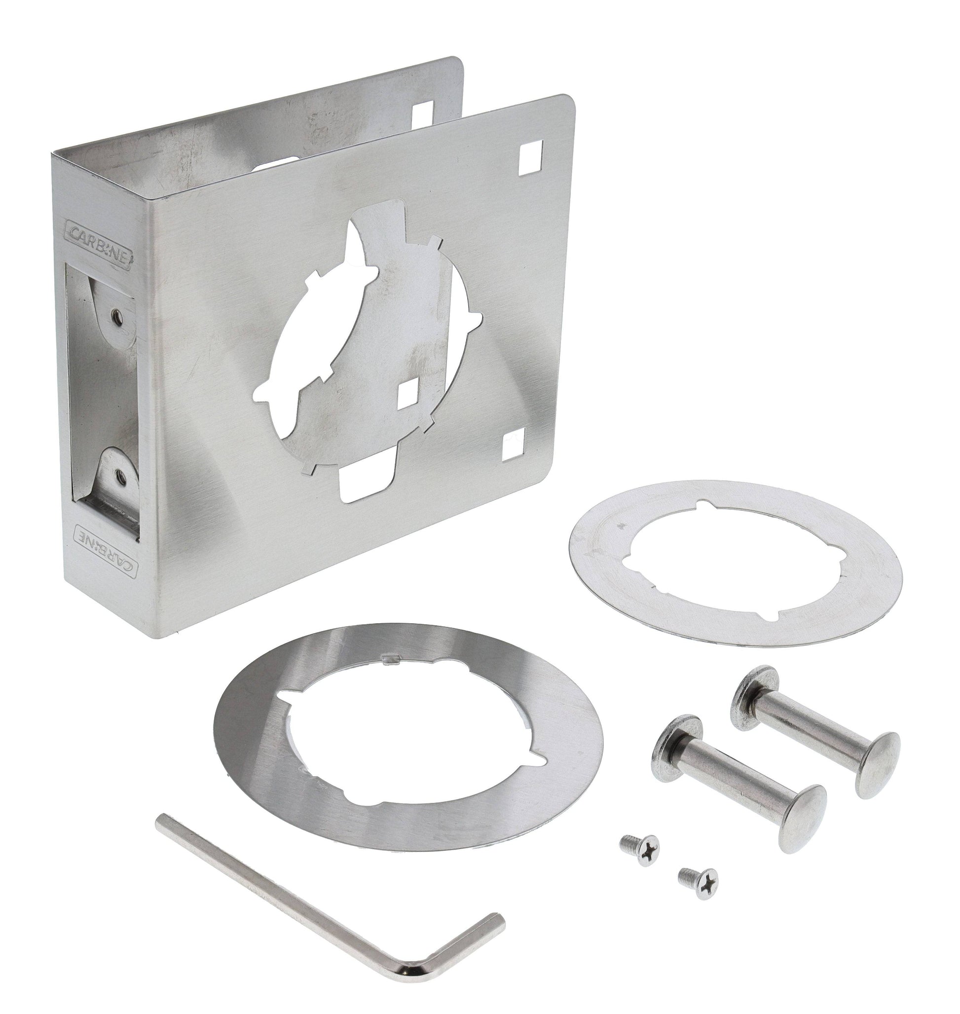 Carbine DS-DB1-35 Deadbolt Door Saver Plate, Suits 35MM Door, 60-70mm backset, 110MM X 130MM X 0.7MM, Stainless Steel