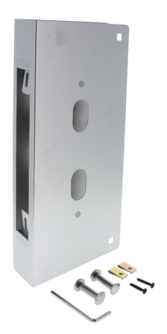 Carbine DS-ML1-40 Mortice lock Door Saver Plate, Suits 40MM Door, 60mm backset, 280MM X 130MM X 0.7MM, Stainless Steel