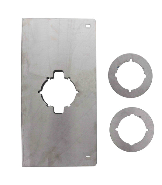 Carbine DS6-7-45 Lockset Door Saver Plate, Suits 45MM Door, 60-70mm backset, 280MM X 130MM X 0.7MM, Stainless Steel