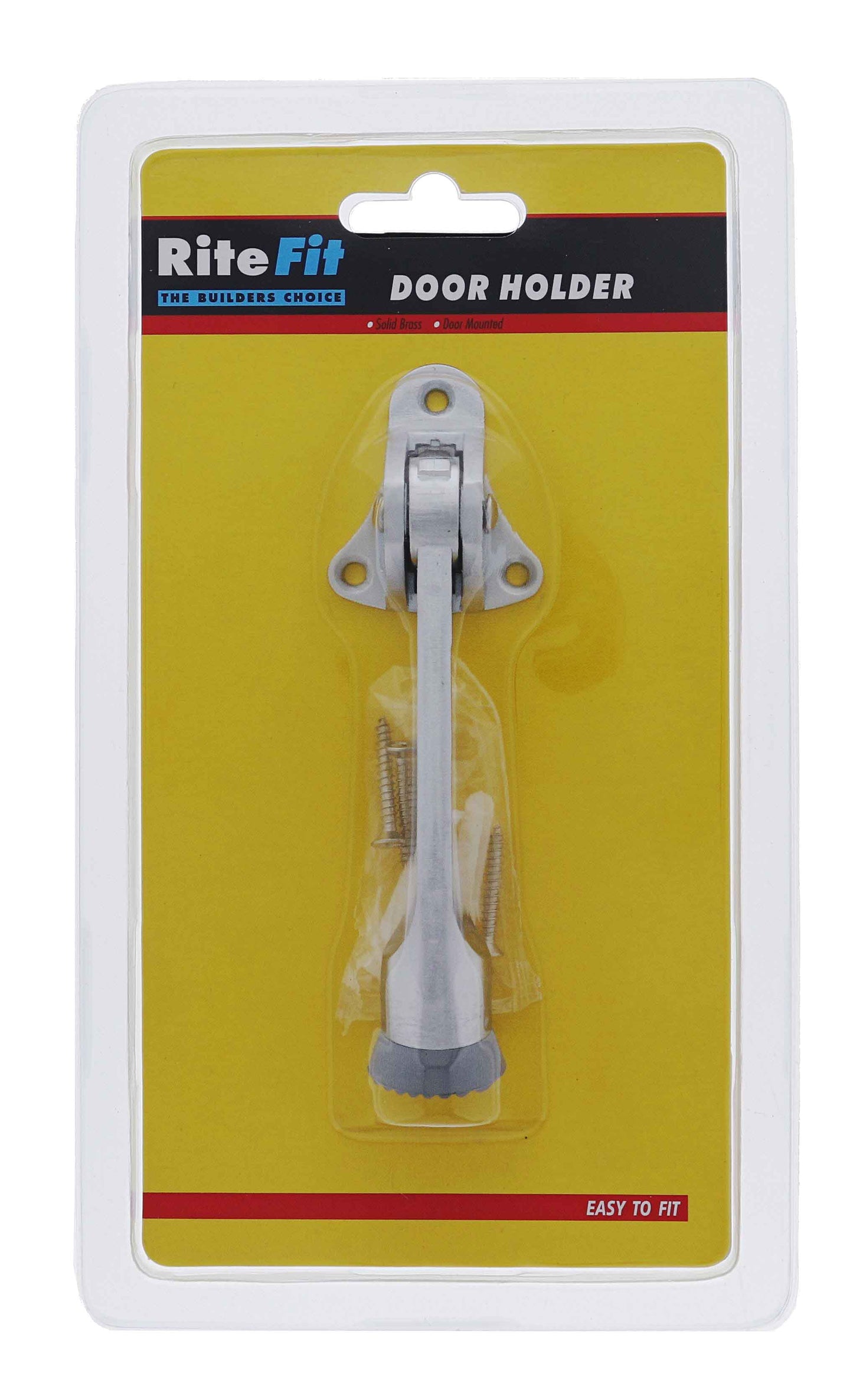 Lenlok Door Holder, Display Pack, Satin Chrome