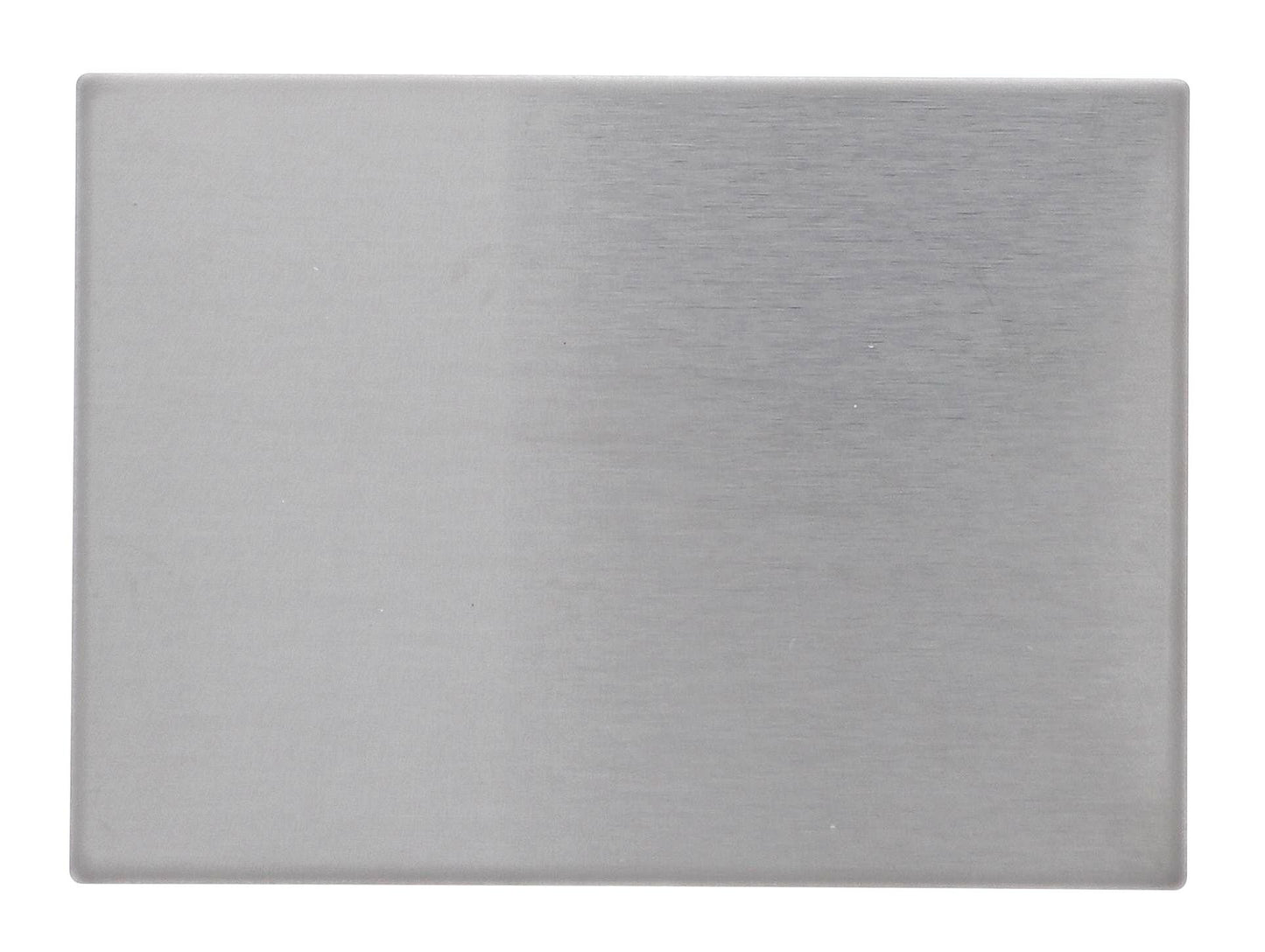 Souber JE4, Rectangular Adhesive Escutcheon Suits Plain Plate, 65.5mm x 47.6mm, Stainless Steel