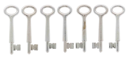Lane A-h Set of 7 keys (NO F key) Precut Pin Key, suits Lane 2l Mortice Lock