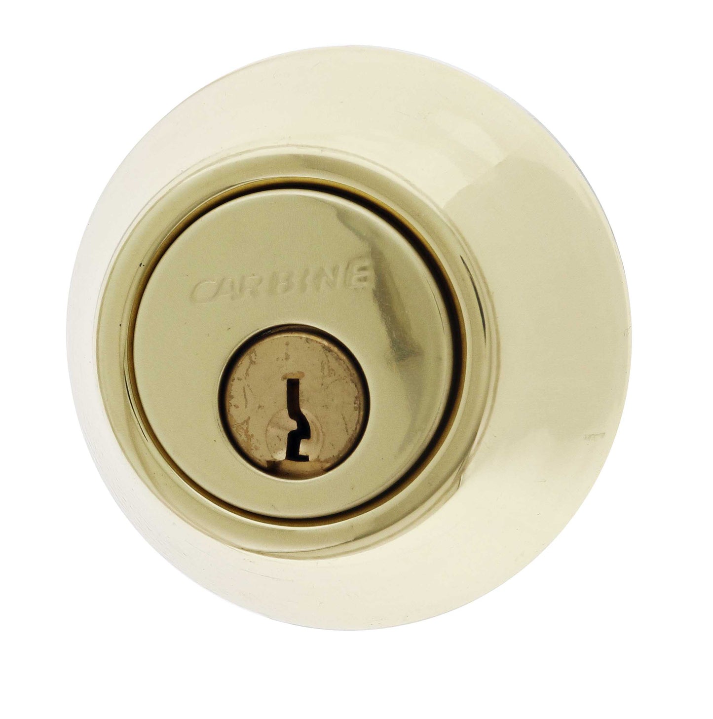 Carbine LB Residential Series Standard Double Cylinder Deadbolt, 60-70mm backset, C4 Keyed to Differ , Boxed, Polished Brass