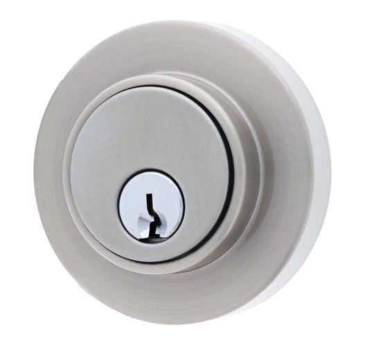 Carbine LB Residential Series Low profile Cylinder and Turn Deadbolt, 60-70mm backset, C4 Keyed to Differ , Boxed, Satin Nickel