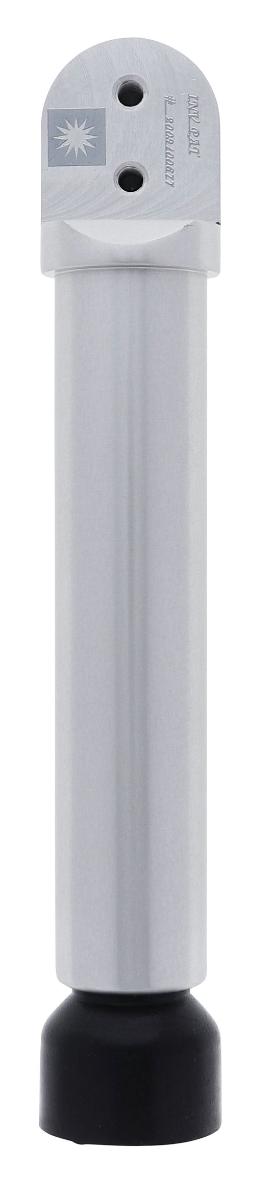 Lenlok M120 Toilet Partition Leg, 200MM, Double Fixing Rebated, Satin Chrome