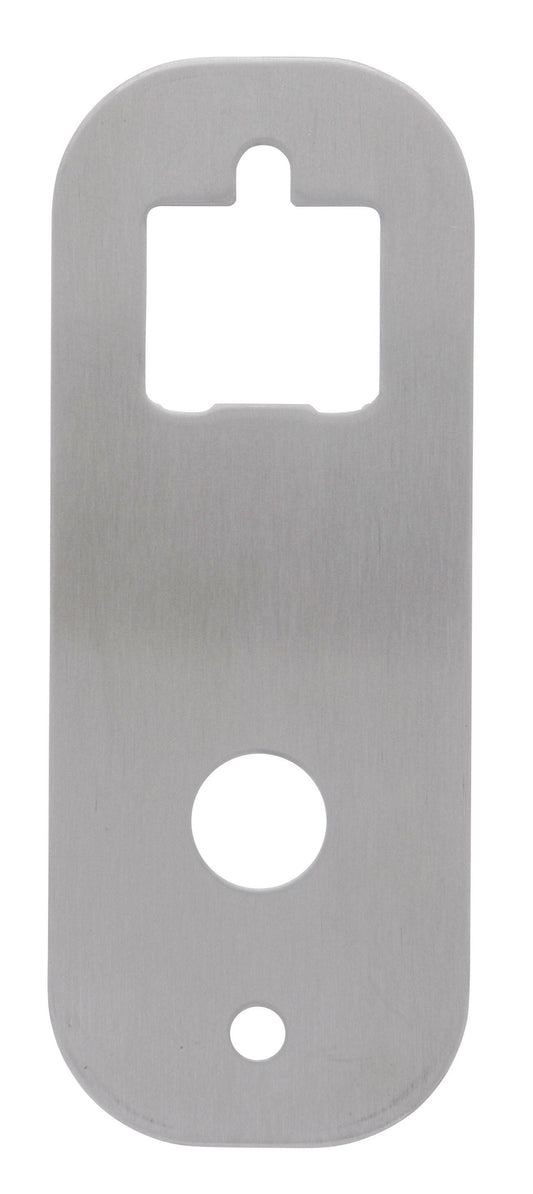 Carbine digital trim plate for 54mm hole stainless steel (64mm wide)