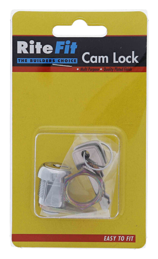 Lenlok LF16 16MM Round Face Mastered Cam Lock, 27mm cam, Keyed to Differ , Display Pack