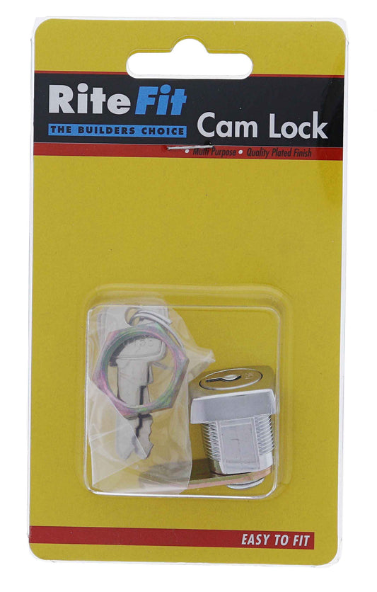 Lenlok LF16 16MM Square Face Mastered Cam Lock, 27mm cam, Keyed to Differ , Display Pack