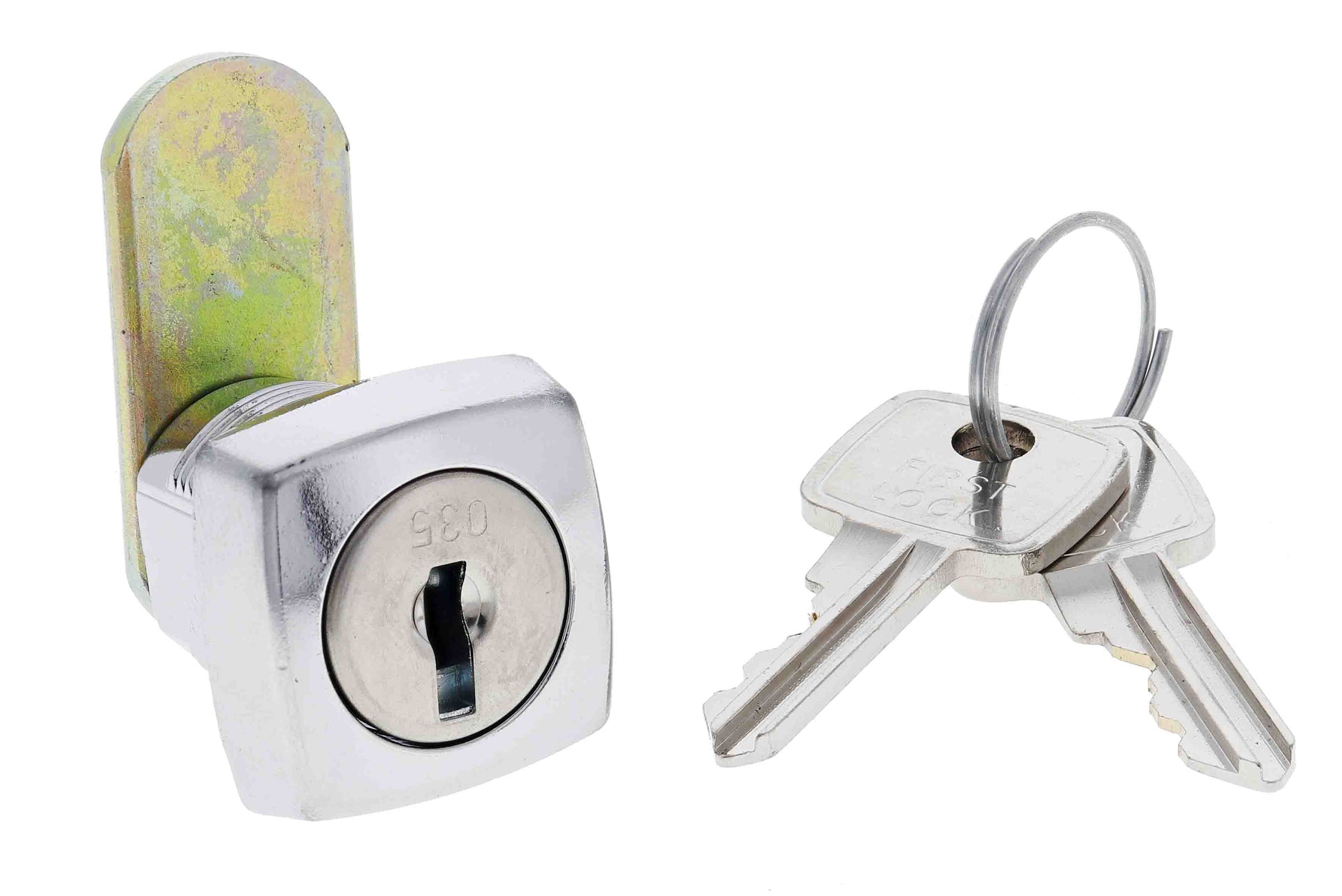 Lenlok LF16 16MM Square Face Mastered Cam Lock, 27mm cam, Keyed to Differ ,