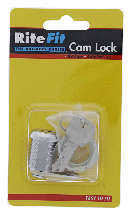 Lenlok LF16 22MM Round Face Mastered Cam Lock, 27mm cam, Keyed to Differ , Display Pack