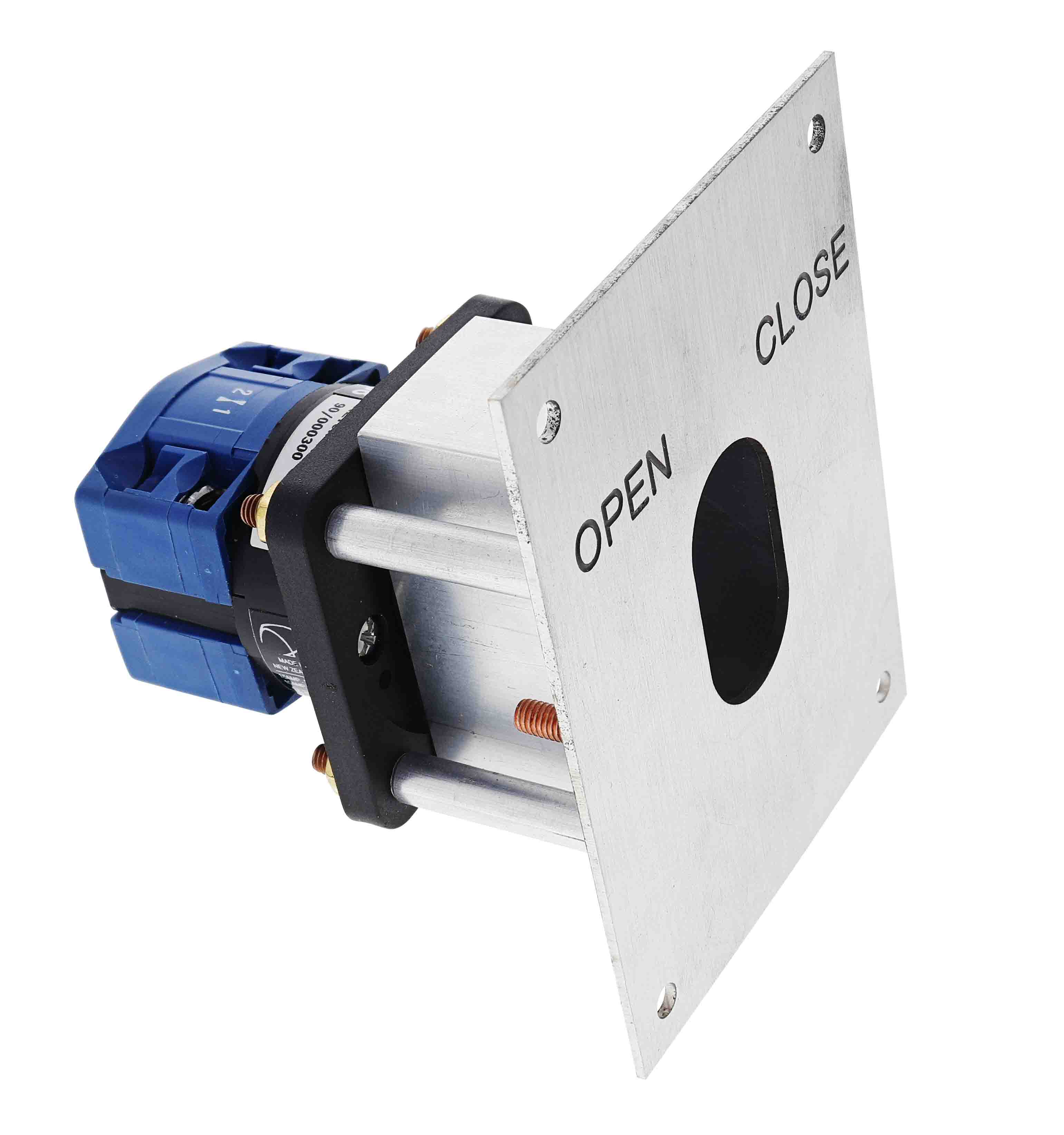 Spring Return Sliding Switch Omega OSCA214 Spring Return Key Switch - Harry's Door Hardware