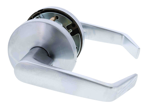 Carbine Doncaster 7000 Cylindrical Passage set, Standard Lever, 70mm backset, , Boxed, Brushed Satin Chrome