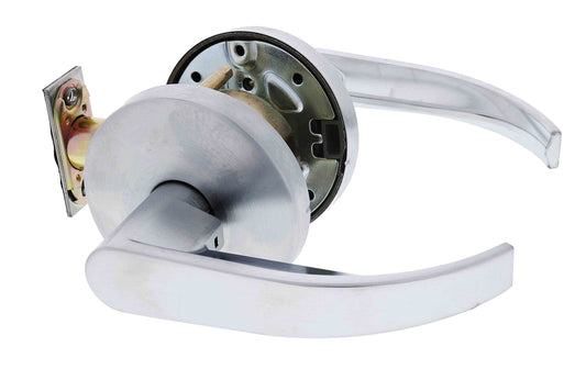 Carbine Doncaster 7000 Cylindrical Passage set, Disability Lever, 70mm backset, , Boxed, Brushed Satin Chrome