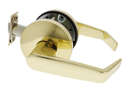 Carbine Doncaster 7000 Cylindrical Passage set, Standard Lever, 70mm backset, , Boxed, Polished Brass