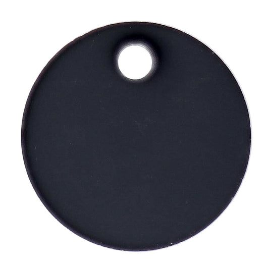 Anondised Engraving Disc Black, 25MM X 1.2MM, Pack of 25