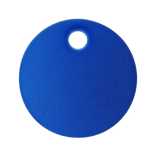 Anondised Engraving Disc Blue, 25MM X 1.2MM, Pack of 25