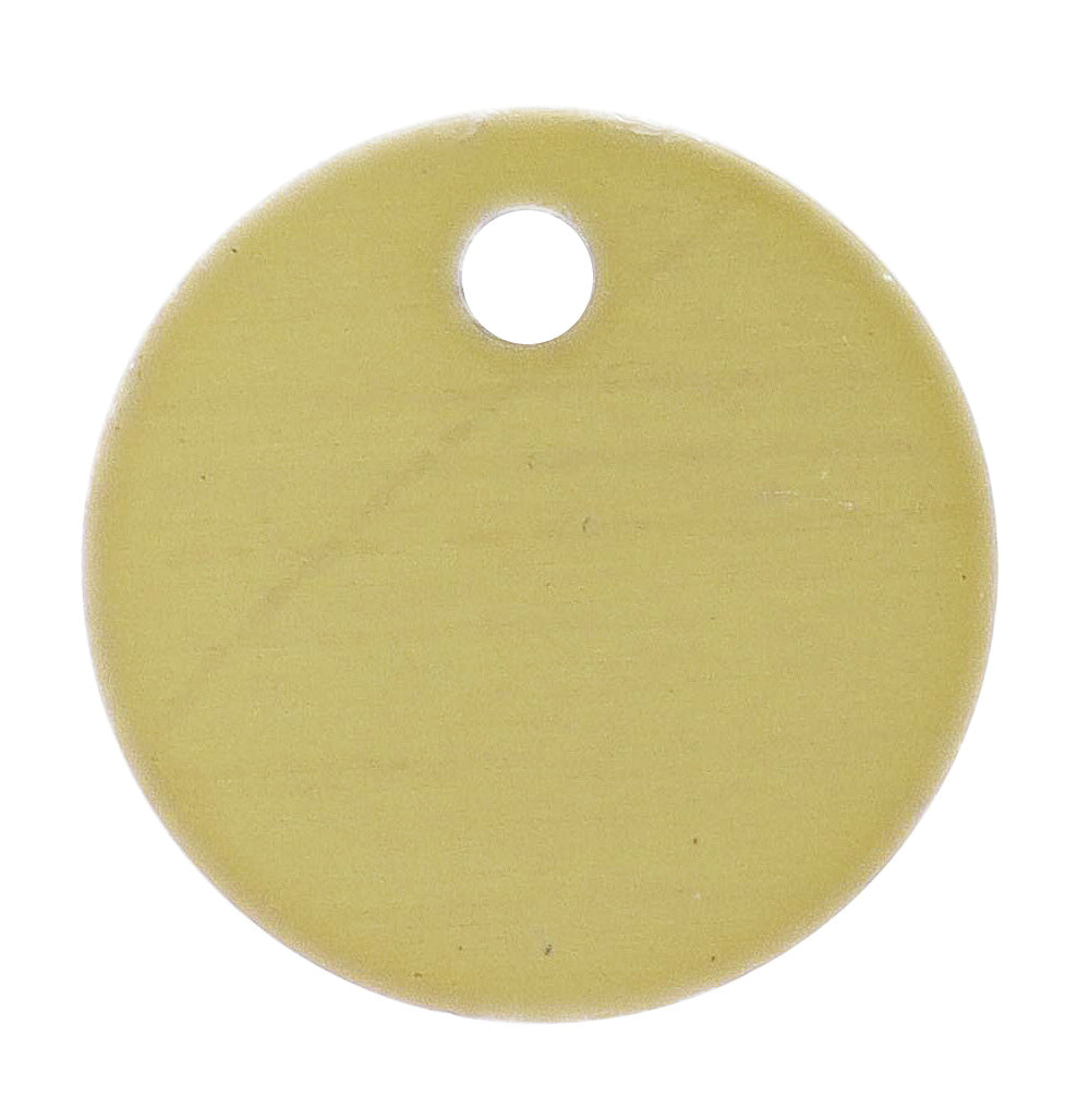 Anondised Engraving Disc Gold, 25MM X 1.2MM, Pack of 25