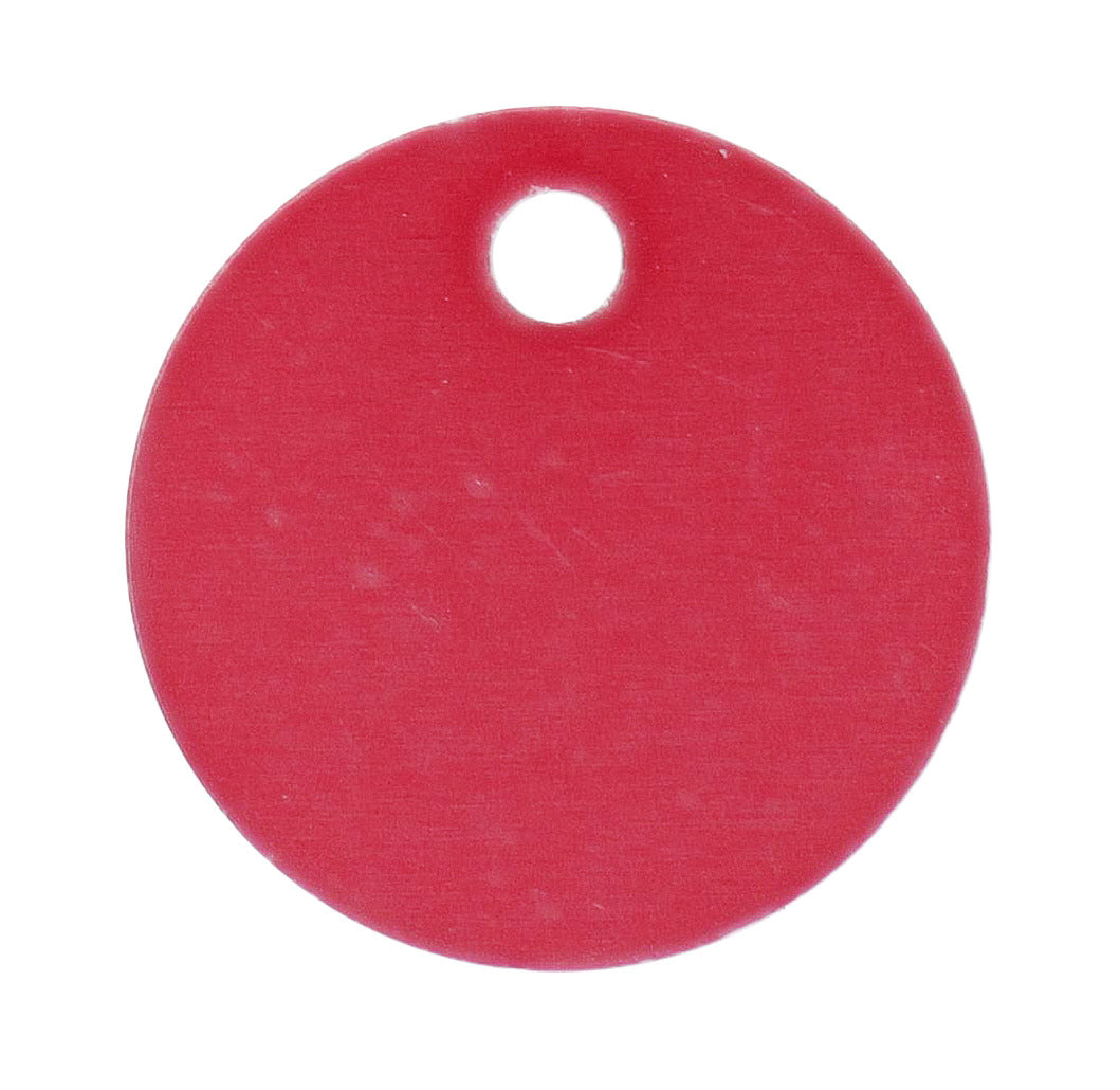 Anondised Engraving Disc Red, 25MM X 1.2MM, Pack of 25