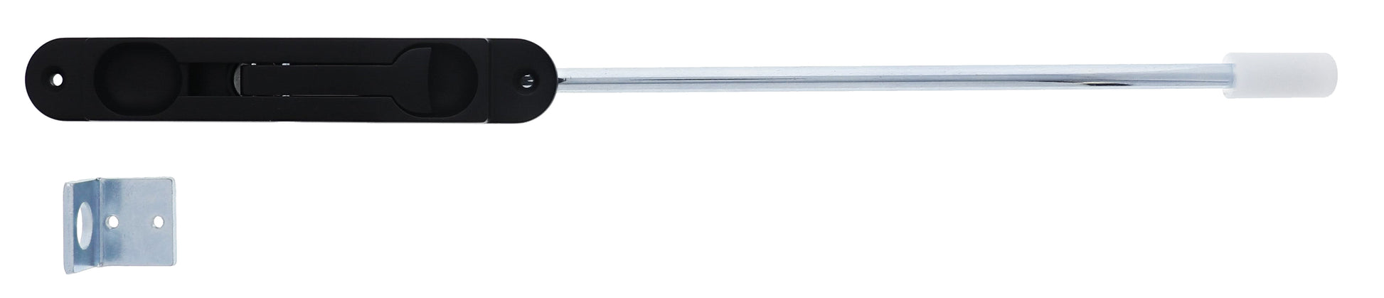 Ryobi 300mm Aluminium Door Flush Bolt, Black