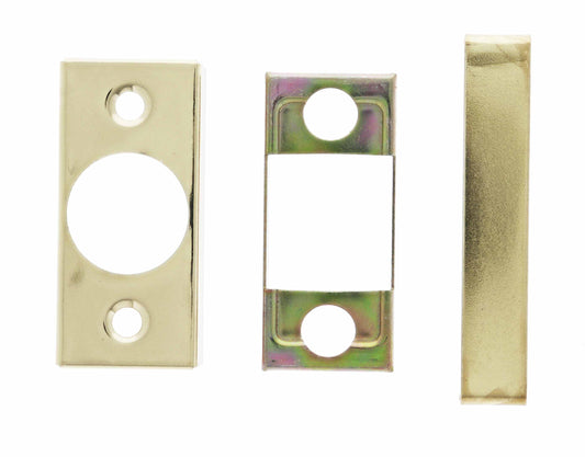 Carbine rebate kit deadbolt polished brass display pack