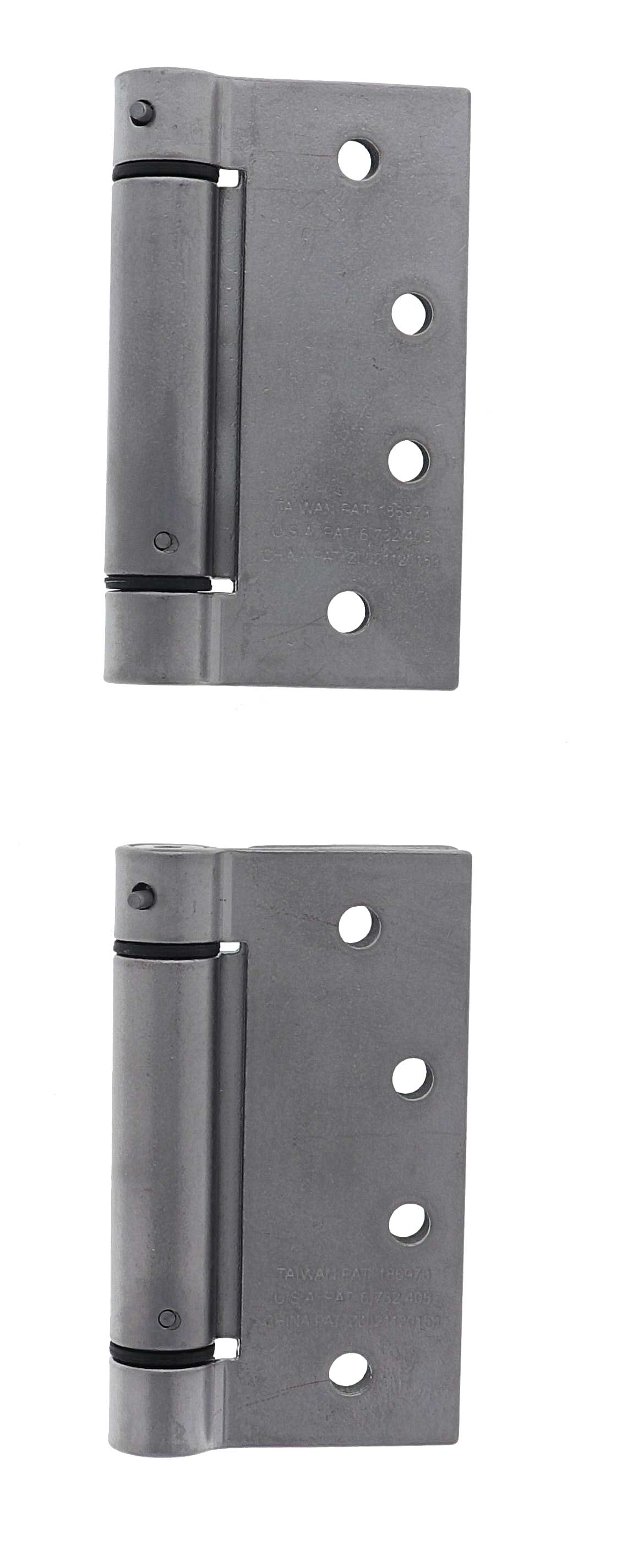 Carbine 100MM Spring Butt Hinge, Boxed Pair, Satin Chrome