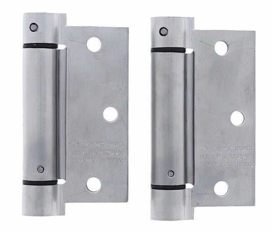 Carbine Spring Butt Hinge, Satin Chrome