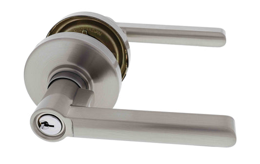 Carbine Jeune SL6000 Tiebolt Entrance Lever set, C4 Keyed to Differ, Boxed, Satin Nickel