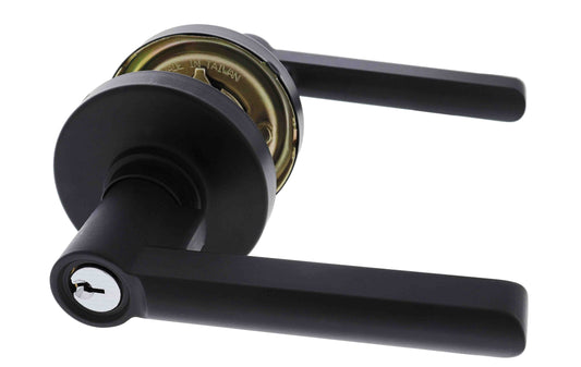 Carbine Jeune SL6000 Tiebolt Entrance Lever set, C4 Keyed to Differ, Boxed, Matte Black