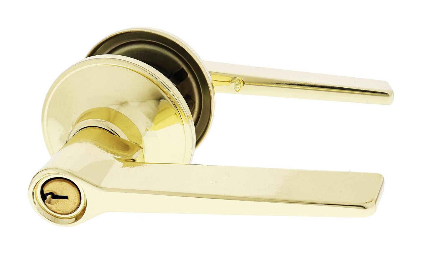 Carbine Diva SL9000 Tiebolt Entrance Lever set, C4 Keyed to Differ, Boxed, Polished Brass