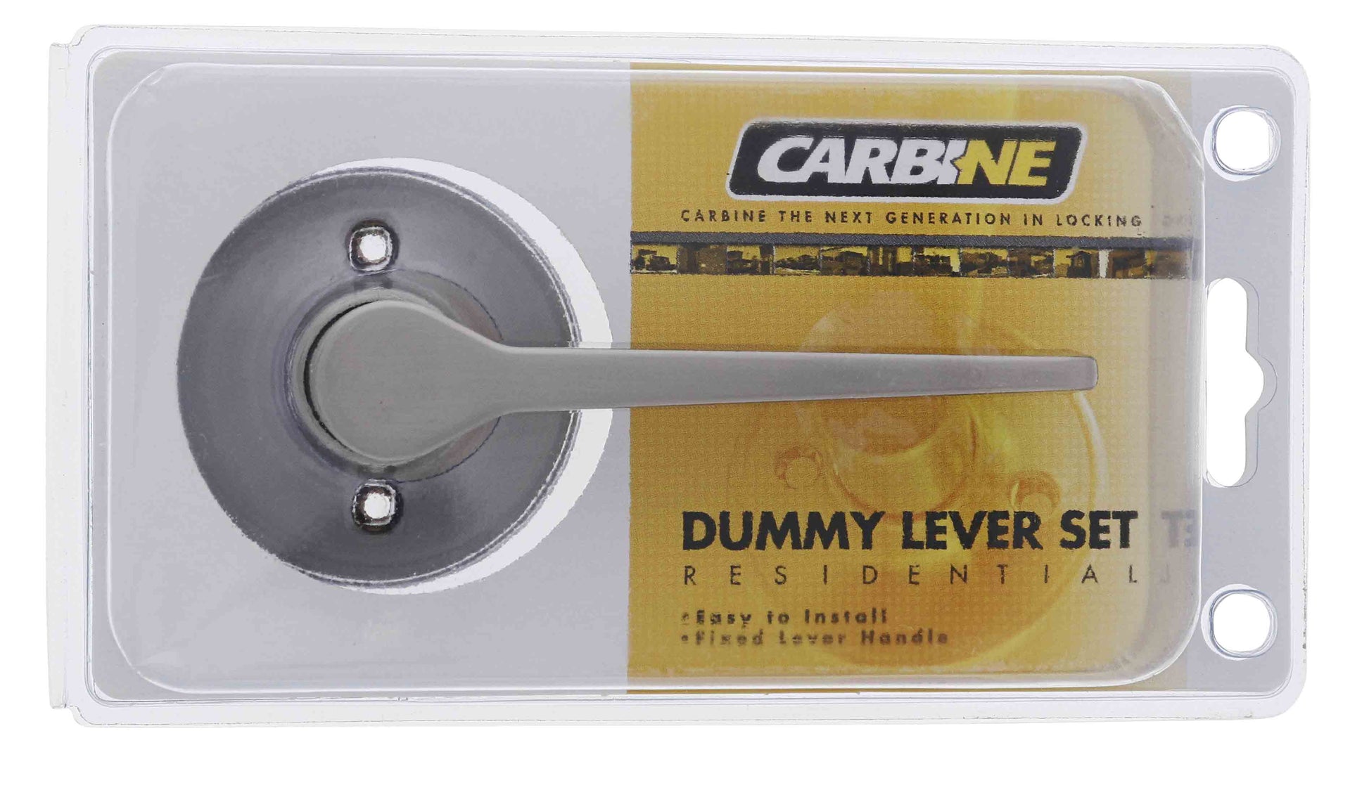 Carbine Diva SL9000 Tiebolt Dummy Lever set, Display Pack, Satin Nickel