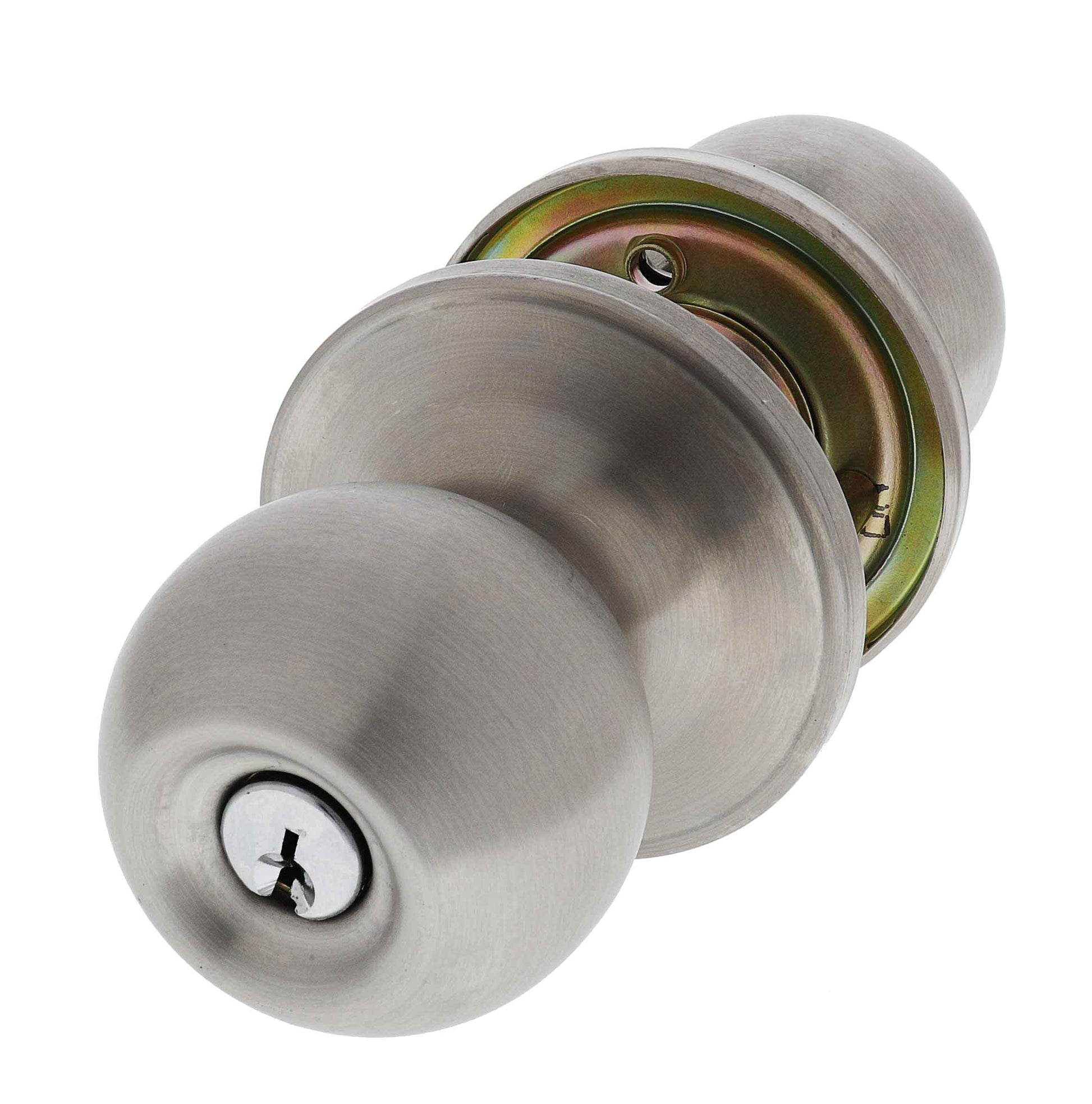 Carbine Aintree SS9000 Tiebolt ALB Combination Deadbolt, Entrance Set, C4 Keyed to Differ Display Pack, Stainless Steel