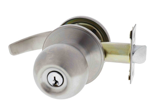 Carbine Aintree SS9000 Tiebolt SL8 Combo Knob, Lever Set, C4 Keyed to Differ, Boxed, Stainless Steel